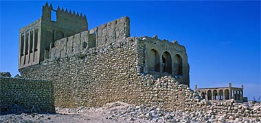 The north gate to the complex of Sheikh Abdullah bin Jassim at feriq al-Salata viewed from the north-east, March 1972