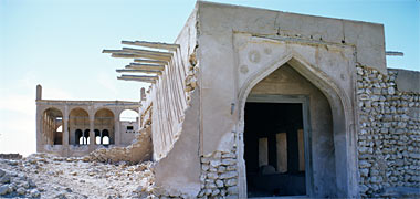 The north gate to the complex of Sheikh Abdullah bin Jassim at feriq al-Salata viewed from the south-west