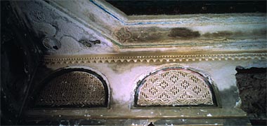 Internal coving at the old palace at al-Salata, March 1972