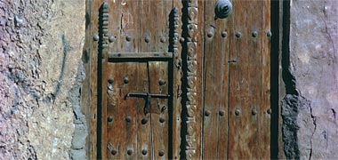 Detail of a timber decorative element