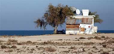 A customised shack beside the sea