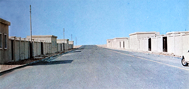Part of a housing layout at Shahaniya - taken from a publication of the Ministry of Information