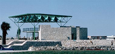 The beginnings of the roof shading system