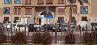 Balustrading along Grand Hamad, north end, August 2008
