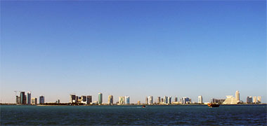 Skyline of the New District of Doha