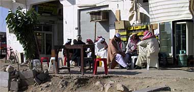 A teashop adjacent to the old suq