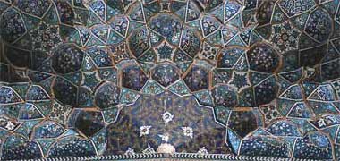 A plan arrangement of muqarnasaat, Isfahan Iran, 1975