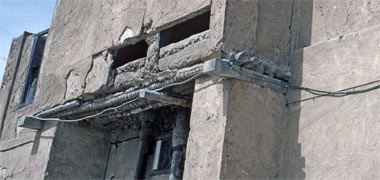 An old structure for toilet accommodation