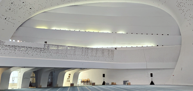 A view of the women&rsquo;s prayer hall – courtesy of Fadi Hassen