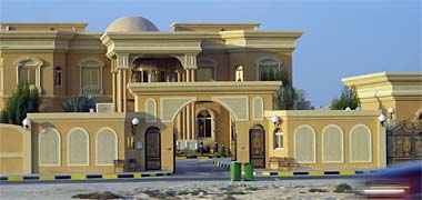 A villa with Western detailing
