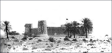 The fort at zubara taken from the north-west