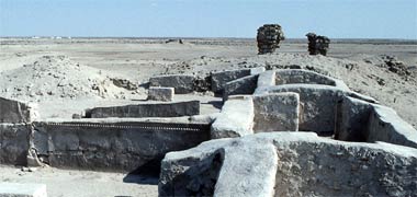 Some of the ruins at al-Zubara