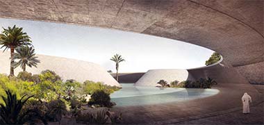 A view within the spa – with permission from Oppenheim Architecture &plus; Design