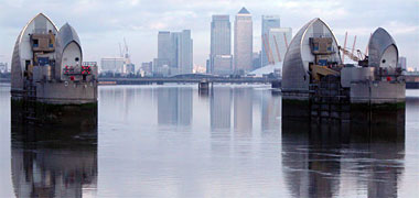 The Thames barrier